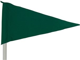 Hjørneflag grøn