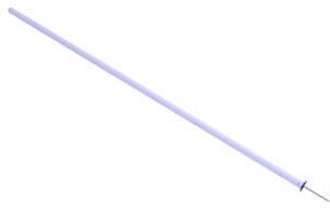 Hjørnestok m/stålspyd