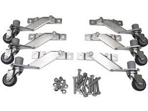 Hjul til håndboldmål, opklappelig