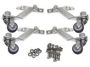 Hjul til håndboldmål, opklappelig