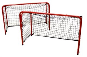 Hockey midi-mål 2 stk. inkl. net