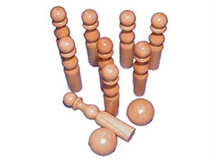 Keglespil 25 cm - 9 kegler