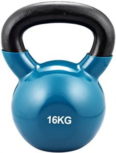 Kettlebell 16 kg med vinyl coating