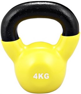 Kettlebell 4 kg med vinyl coating