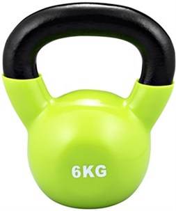 Kettlebell 6 kg med vinyl coating