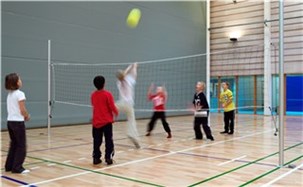 Kidsvolley net - 5,5 meter