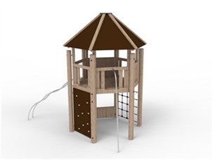 Klatresystem 6 med gulv og tag