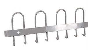 Knagerække, L60 cm - Grå