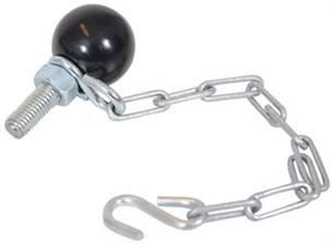 Kuglebolt m/kæde 12x50 mm