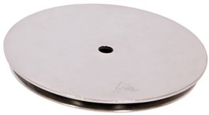 Låg, Ø165/10 mm, rustfri