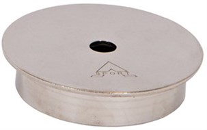 Låg, Ø90 x 21 mm, rustfri