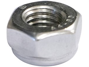 Låsemøtrik M10 rustfri A4