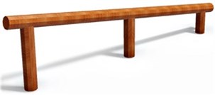 Lav skrå balance bom