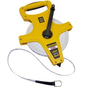 Målebånd 50 m med gaffel