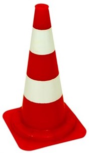 Markeringskegle 50 cm