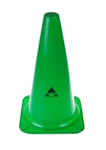 Markeringskegle grøn 38 cm