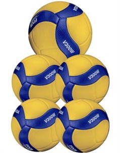 Mikasa Volleyball V300W 5 stk.