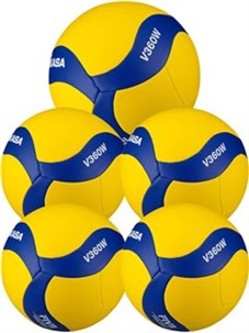 Mikasa Volleyball V360W - 5 stk.