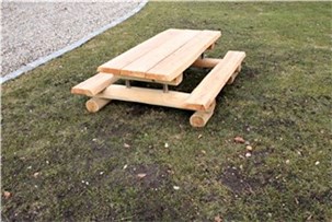 Mini bænke bord - robinia/lærk