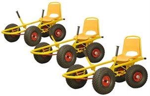 Mooncar med punkterfri dæk 3 stk.