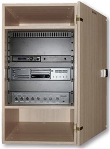 Musikskab incl. hjul, LYS EG