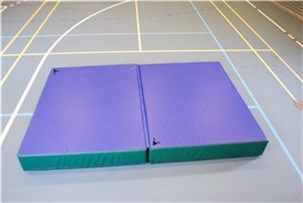 Nedspringsmåtte foldbar