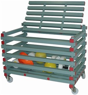 Opbevaringsvogn på hjul