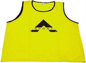 Overtræksvest gul junior