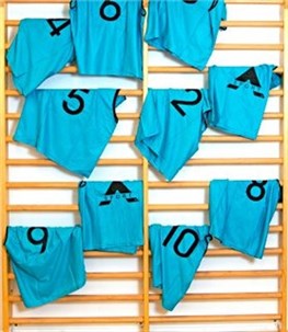 Overtræksveste m/tal