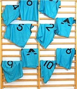 Overtræksveste m/tal