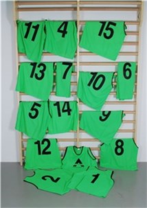 Overtræksveste m/tal