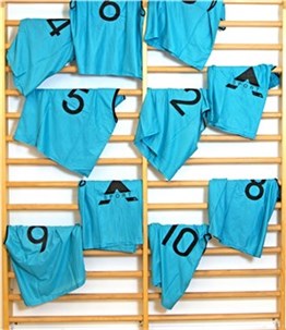 Overtræksveste m/tal