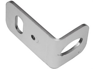 PDL Glasbeslag rustfri, vinkel 70*40*40 mm