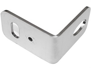 PDL Glasbeslag rustfri, vinkel 70*65*40 mm