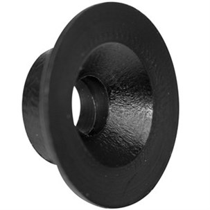 PDL Konisk plastskive til glas, sort