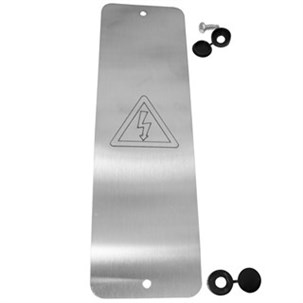 PDL Rustfri dækplade til strøm 250*75 mm