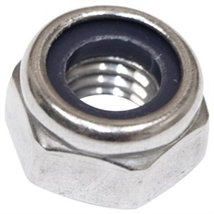 PDL Sikr.møtrik M8 Rustfri A4