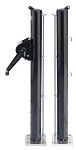 Pickleball støtter, til overflade montering