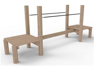 Platform med rullebom