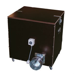 Pumpe og lyddæmper kasse