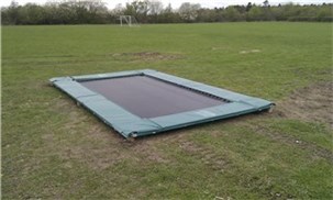 Rammepude bred til trampolin