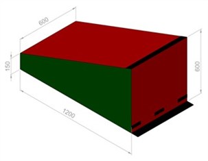Rampe 120x60x60