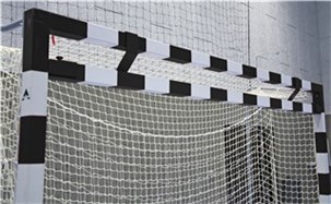 Reduktionsoverligger til håndboldmål Sort/hvid
