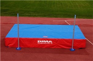 Regnbetræk til højdesprings-