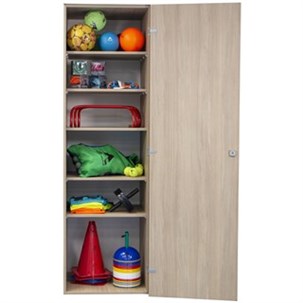 Rekvisitskab, enkelt, LYS EG