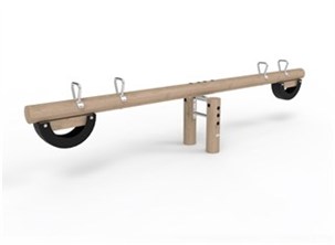 Robinia Vippe med stålgreb