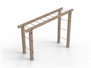 Robinia galge med skrå armgang