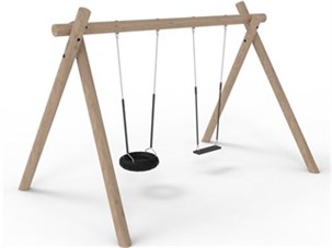 Robinia gynge A, dæk og sæde