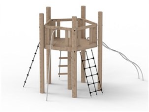 Robinia klatresystem 5 m. gulv