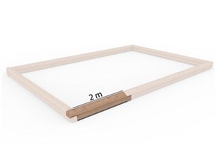 Robinia stamme til sandkasse